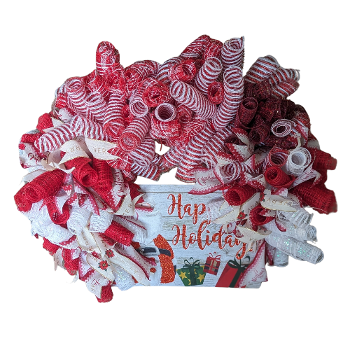 Happy Holidays Wreath